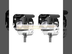 लंबे जीवन YAYE मोटरसाइकिल एलईडी ड्राइविंग कोहरे रोशनी 60W एम्बर और सफेद प्रोजेक्टर रोशनी