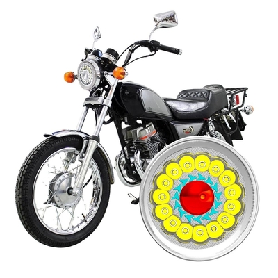 6 Inch CM125 High Limited Lumen LED Red DRL Semi-assembly Headlight with High Low Beam