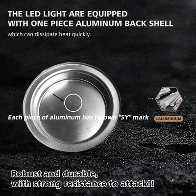 6 Inch CM125 High Limited Lumen LED Red DRL Semi-assembly Headlight with High Low Beam