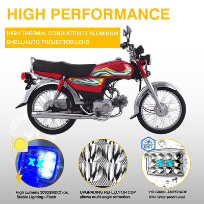 YAYE CD70 12V Motorcycle LED Headlight with DRL High Low Beam