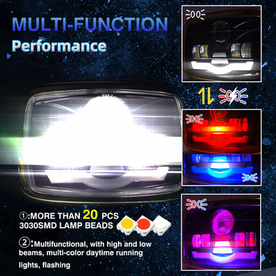 YAYE CD70 70cc Motorcycle Headlight Assembly with 6500K Projector Lens and Aviation Aluminum Parts for High Low Beam DRL Flash