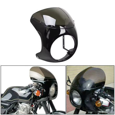 Motorcycle Front Mask Headlight Fairing Cover Universal Fit For 7inch Headlight Handlebar Fairing Windshield For Harley Honda