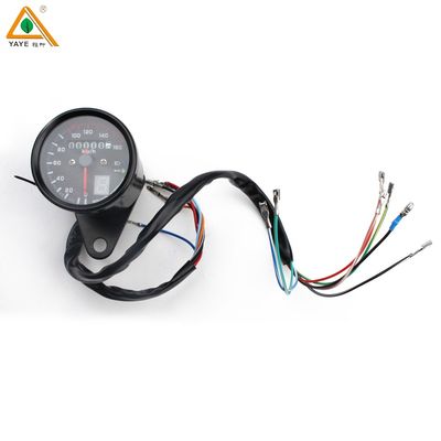 Hot Selling RTS Universal Motorcycle Dual Odometer Speedometer Gear Digital Display with LED Indicator