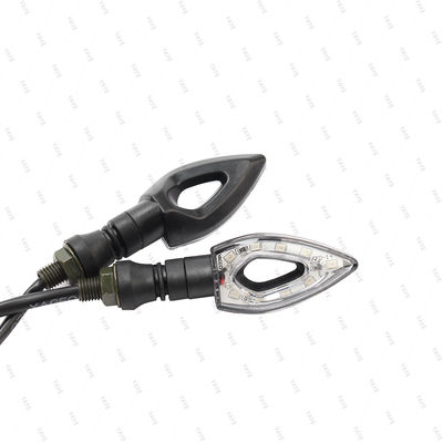 Universal 12V L ED Light for Motorcycle Turn Signal Light Black/Red/Blue/Orange Color Moto Working Indicator Light