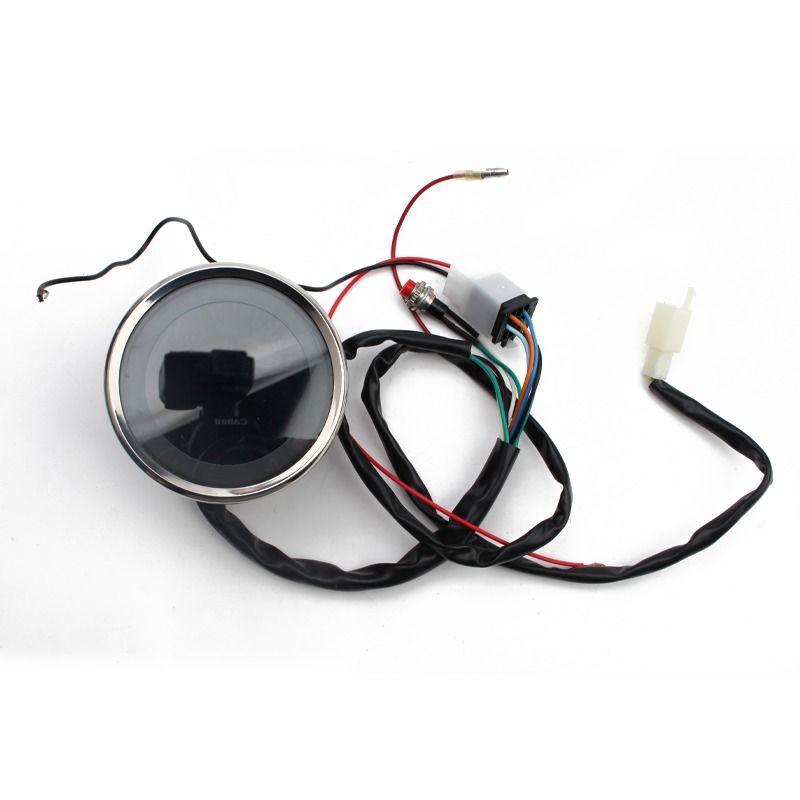 Speedometer,digital Odometer Electric Instrument Motorcycle Instrument Speedometer Multifunctional Indicator LCD Instrument