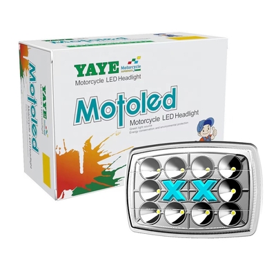 YAYE CD70 12V मोटरसाइकिल एलईडी हेडलाइट DRL हाई लो बीम के साथ