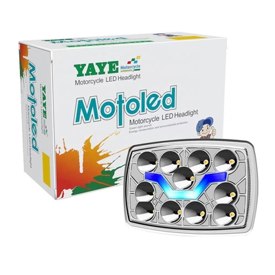 YAYE CD70 CG125 70cc 12V LED हेडलाइट DRL और टर्न इंडिकेटर के साथ